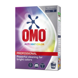 Mosópor 5,4 kg (108 mosás) színes ruhákhoz Automat Color Omo Mosóporok Diversey