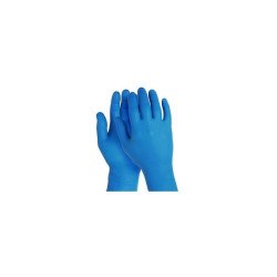 Gumikesztyű nitril púdermentes M 200 db/doboz Maxter kék Gumikesztyű Maxter