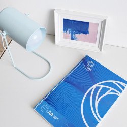 Spirálfüzet A4, gyorsíró 80 lap Bluering® Spirálfüzet Bluering