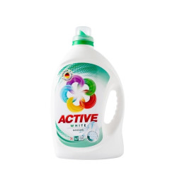 Mosógél 3 liter (60 mosás) fehér ruhákhoz Active white Mosószerek Egyéb
