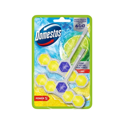WC illatosító 2 x 50 g Power5 Domestos Lime WC illatosító 2 x 50 g Power5 Domestos Lime