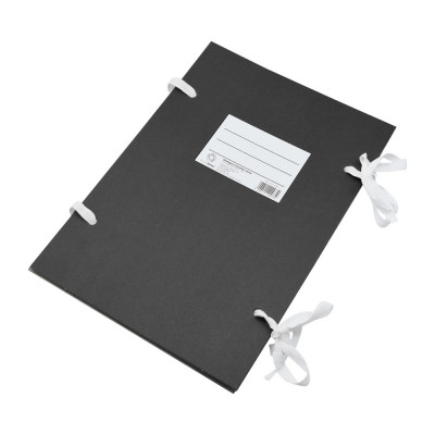 Szalagos irományfedél A4, 1m-es szalaggal Bluering® fekete Szalagos irományfedél A4, 1m-es szalaggal Bluering® fekete