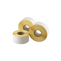 Etikett címke thermo, 40x70mm, tekercses, erős ragasztós, 1000 címke/tekercs sárga Etikett - címke Egyéb