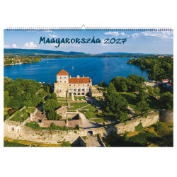 Falinaptár képes 460x320mm, Magyarország Realsystem 2027. Falinaptár Realsystem