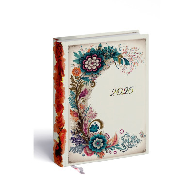 Határidőnapló 2day B/6, kétnapos beosztás + jegyzetlap vintage Realsystem 2026. Határidőnapló 2day B/6, kétnapos beosztás + jegyzetlap vintage Realsystem 2026.