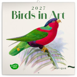 Falinaptár képes lemeznaptár 300x300mm, Birds in Art Realsystem 2027. Falinaptár Realsystem