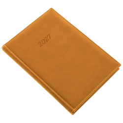 Határidőnapló Bolero P B/5 heti krémszínű lapokkal mustár Realsystem 2027.