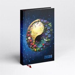 Határidőnapló Picture A/5, napi fehér lapokkal jinjang Realsystem 2026. Határidőnapló Realsystem