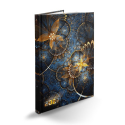 Határidőnapló Picture B/5, heti fehér lapokkal fraktál Realsystem 2027. Határidőnapló Realsystem