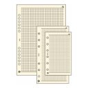 Gyűrűs kalendárium utántöltő csomag  2/513 sárga papíros négyzethálós jegyzet M mérethez Realsystem