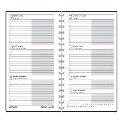 Zsebnaptár álló spirálozott SP2 heti fehér lapokkal virágok Realsystem 2027. Zsebnaptár Realsystem