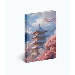 Zsebnaptár álló Fiestina light hölgyeknek B/6, heti pagoda Realsystem 2026. Zsebnaptár Realsystem