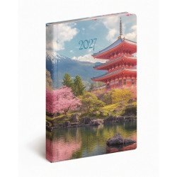 Zsebnaptár álló Fiestina light hölgyeknek B/6, heti pagoda Realsystem 2027. Zsebnaptár Realsystem