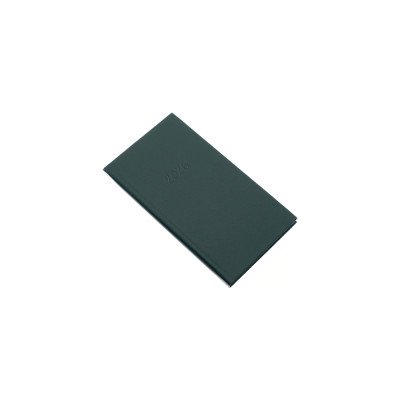 Zsebnaptár álló Amigo, fehér lapokkal technozöld Realsystem 2027.