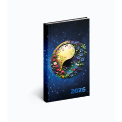 Zsebnaptár álló Picture, fehér lapokkal akvarell Realsystem 2027. Zsebnaptár Realsystem