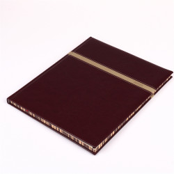 Határidőnapló Business A/4S, heti krémszínű lapokkal sötétbarna Realsystem 2026. Határidőnapló Realsystem