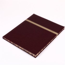 Határidőnapló Business A/4S, heti krémszínű lapokkal sötétbarna Realsystem 2026. Határidőnapló Realsystem