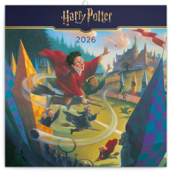 Falinaptár képes lemeznaptár 300x300mm, Harry Potter Realsystem 2026. Falinaptár Realsystem