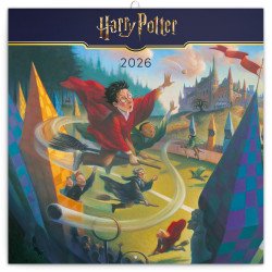 Falinaptár képes lemeznaptár 300x300mm, Harry Potter Realsystem 2026. Falinaptár Realsystem