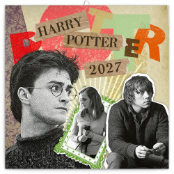 Falinaptár képes lemeznaptár 300x300mm, Harry Potter Realsystem 2027. Falinaptár Realsystem