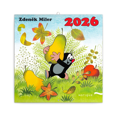 Falinaptár képes lemeznaptár 300x300mm, The Little Mole Realsystem 2026.