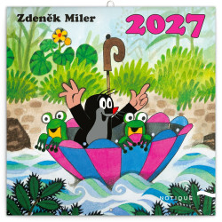 Falinaptár képes lemeznaptár 300x300mm, The Little Mole Realsystem 2027. Falinaptár Realsystem