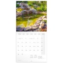 Falinaptár képes lemeznaptár 300x300mm, Gardens Realsystem 2026.