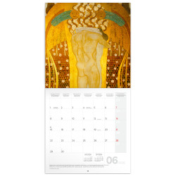Falinaptár képes lemeznaptár 300x300mm, Gustav Klimt Realsystem 2026.