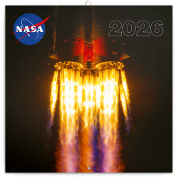 Falinaptár képes lemeznaptár 300x300mm, NASA Realsystem 2026. Falinaptár Realsystem