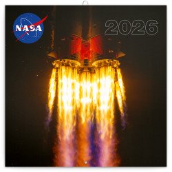 Falinaptár képes lemeznaptár 300x300mm, NASA Realsystem 2026. Falinaptár Realsystem