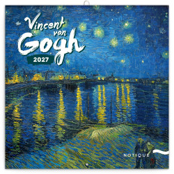 Falinaptár képes lemeznaptár 300x300mm, Vincent van Gogh Realsystem 2027. Falinaptár Realsystem