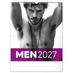 Falinaptár képes  300x340mm Men Realsystem 2027. Falinaptár Realsystem