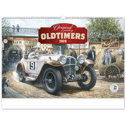 Falinaptár képes  640×420mm Oldtimers  Realsystem 2027. Falinaptár Realsystem
