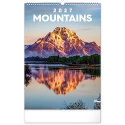 Falinaptár képes  330×460mm Mountains  Realsystem 2027. Falinaptár Realsystem