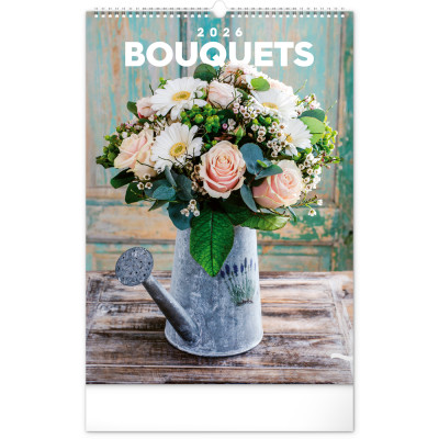Falinaptár képes  330×460mm Bouquets  Realsystem 2026.