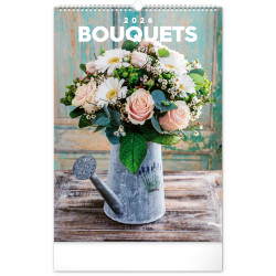 Falinaptár képes  330×460mm Bouquets  Realsystem 2026. Falinaptár Realsystem