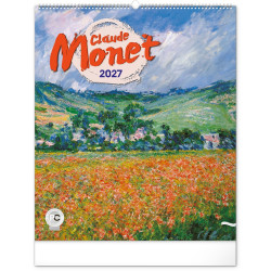 Falinaptár képes  480×560mm Claude Monet  Realsystem 2027. Falinaptár Realsystem