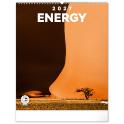 Falinaptár képes  480×560mm Energy  Realsystem 2027. Falinaptár Realsystem