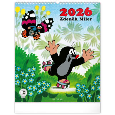 Falinaptár képes  480×560mm The Little Mole  Realsystem 2026.