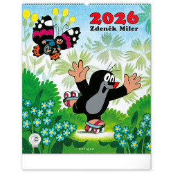 Falinaptár képes  480×560mm The Little Mole  Realsystem 2026. Falinaptár Realsystem