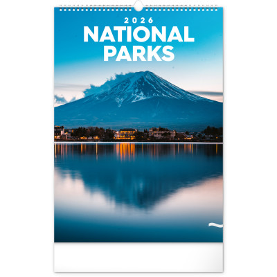 Falinaptár képes  330×460mm National Parks Realsystem 2026.