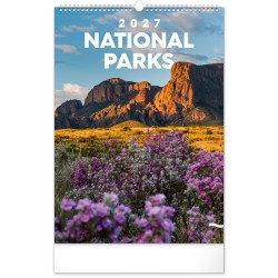Falinaptár képes  330×460mm National Parks Realsystem 2027. Falinaptár Realsystem
