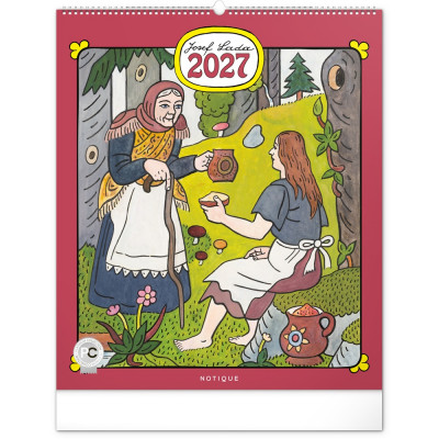 Falinaptár képes  480×560mm Josef Lada  Realsystem 2027.