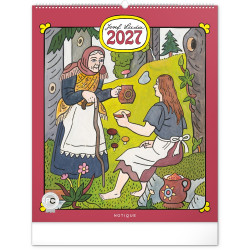 Falinaptár képes  480×560mm Josef Lada  Realsystem 2027. Falinaptár Realsystem