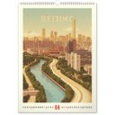 Falinaptár képes  330×460mm Vintage Posters-World Cities Realsystem 2027.