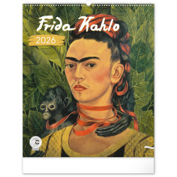 Falinaptár képes  480×560mm Frida Kahlo Realsystem 2027. Falinaptár Realsystem