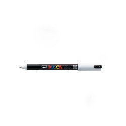 Dekormarker 0,7mm, Uni Posca PC-1MR fehér Dekormarker Uni