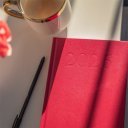 Határidőnapló agenda Standard A/5, napi, fehér lapokkal (bordó) 2027. Bluering®