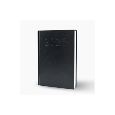 Határidőnapló agenda Standard A/5, napi, fehér lapokkal (fekete) 2026. Bluering® Határidőnapló agenda Standard A/5, napi, fehér lapokkal (fekete) 2026. Bluering®
