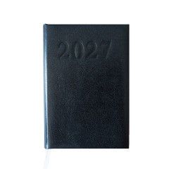 Határidőnapló agenda Standard A/5, napi, fehér lapokkal (fekete) 2027. Bluering®